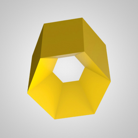 Потолочный светильник HEXAGON B H20 Yellow фото 1