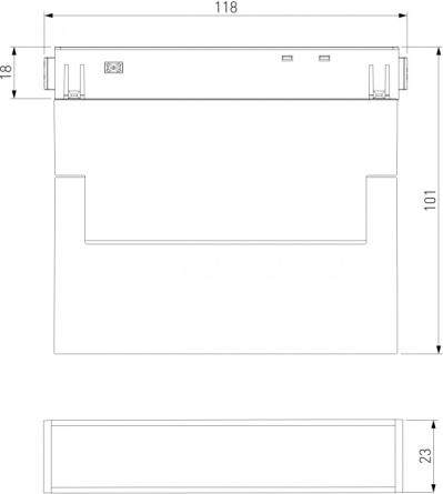 Трековый светильник Slim Magnetic 85084/01 фото 3